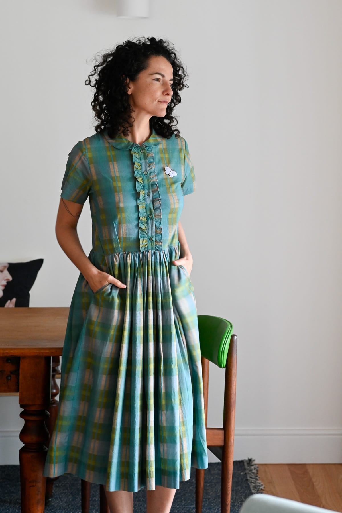 Mabel Dress Brushstroke