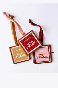 Miniature frames with ribbons