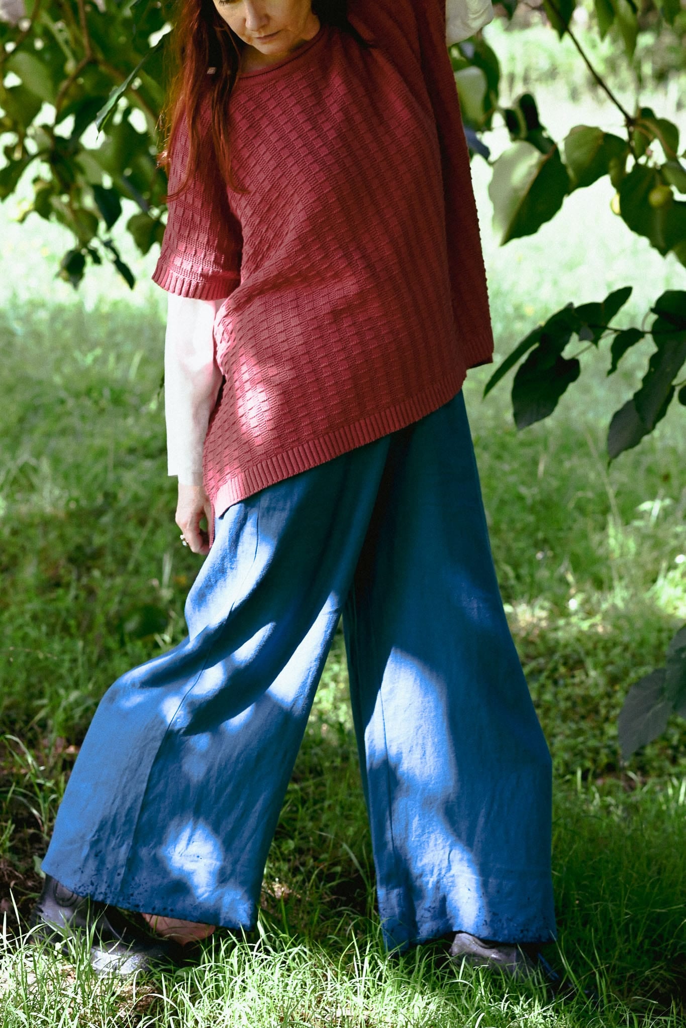 Ollie Linen Pant Sapphire (Winter)
