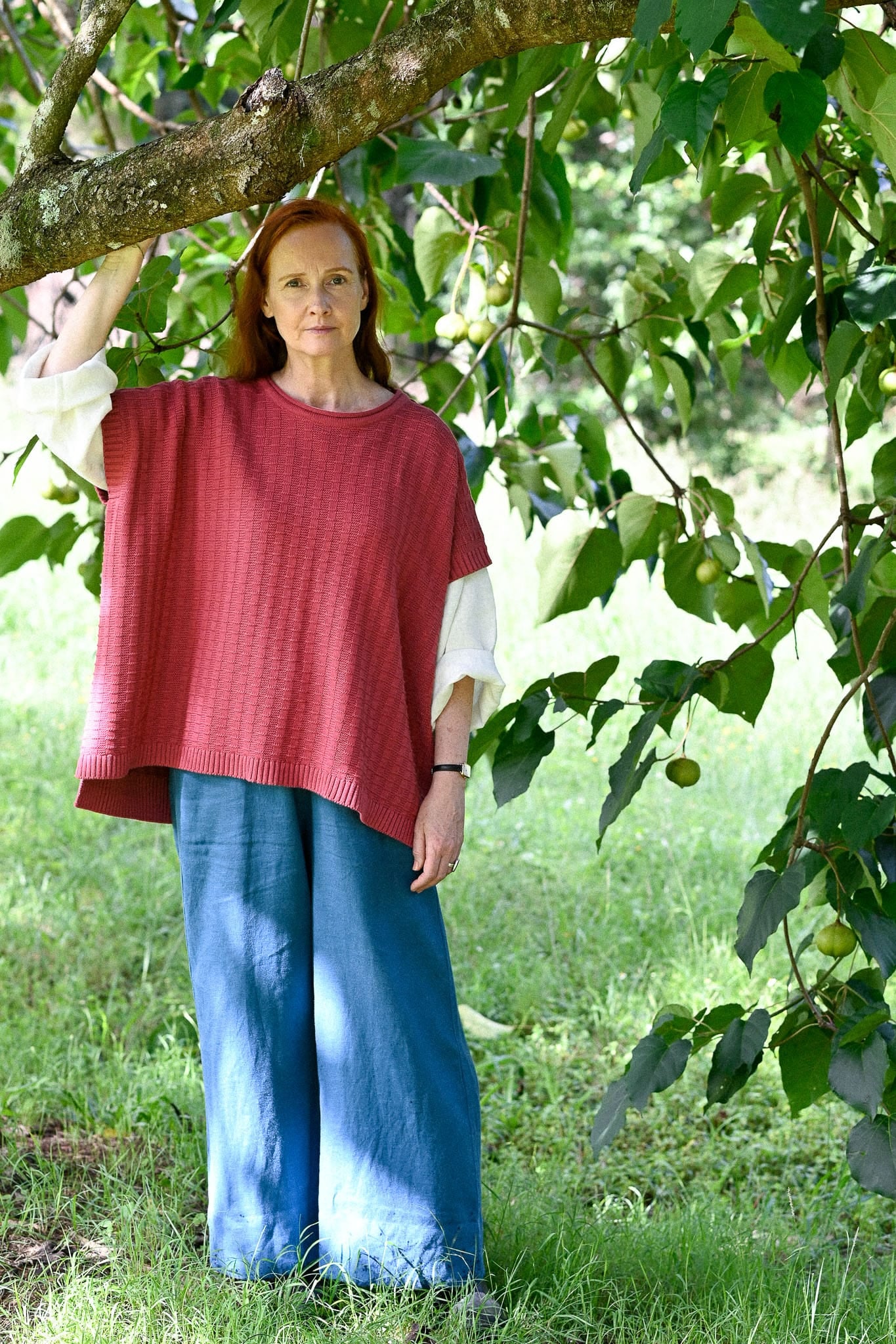 Ollie Linen Pant Sapphire (Winter)