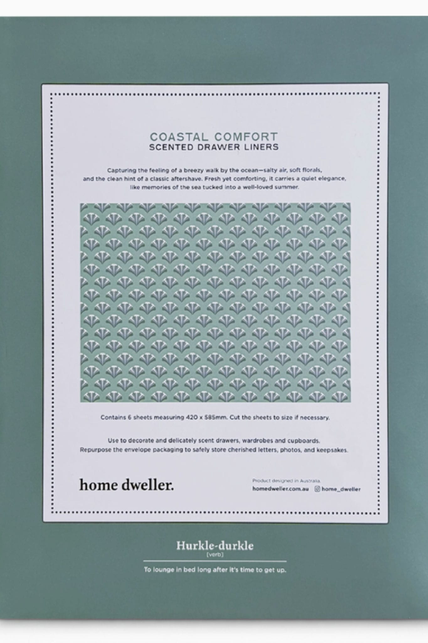 Scented Draw Liners Coastal Comfort