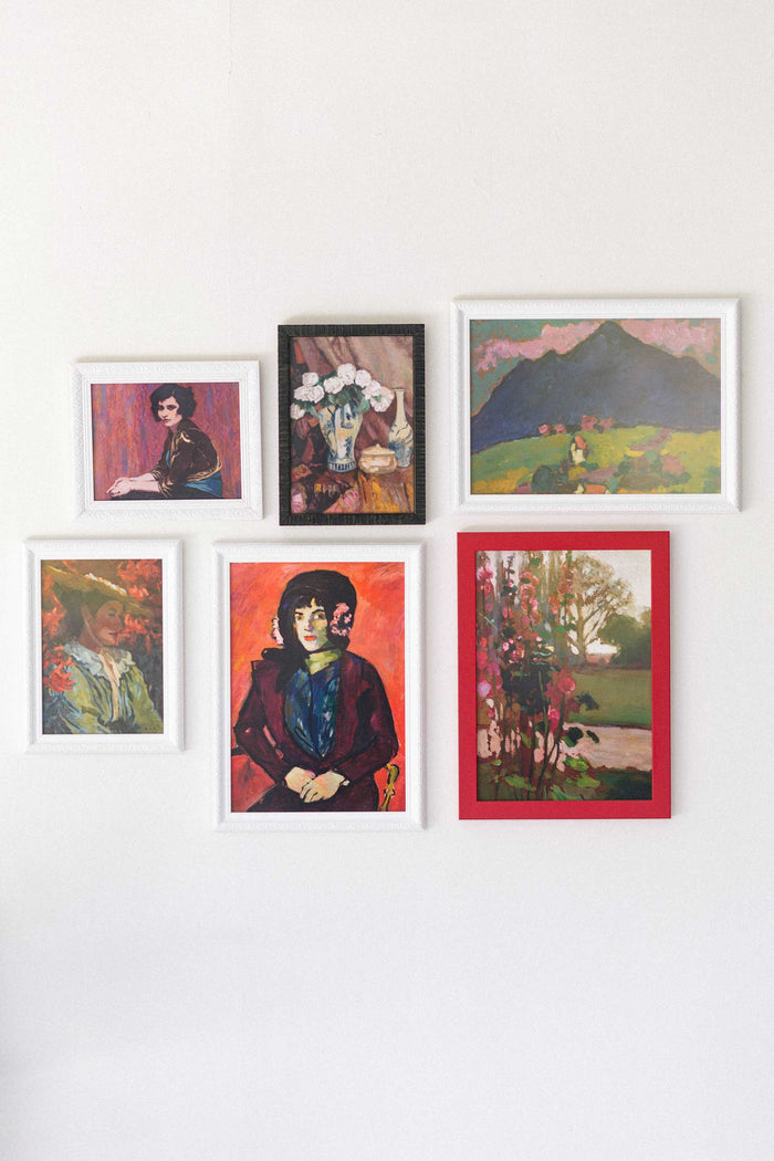 Art prints, Murnau artwork gallery wall.