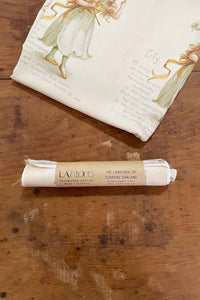 The Language of Flowers garland packaging