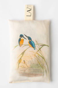 Kingfisher scented sachet with bird illustration