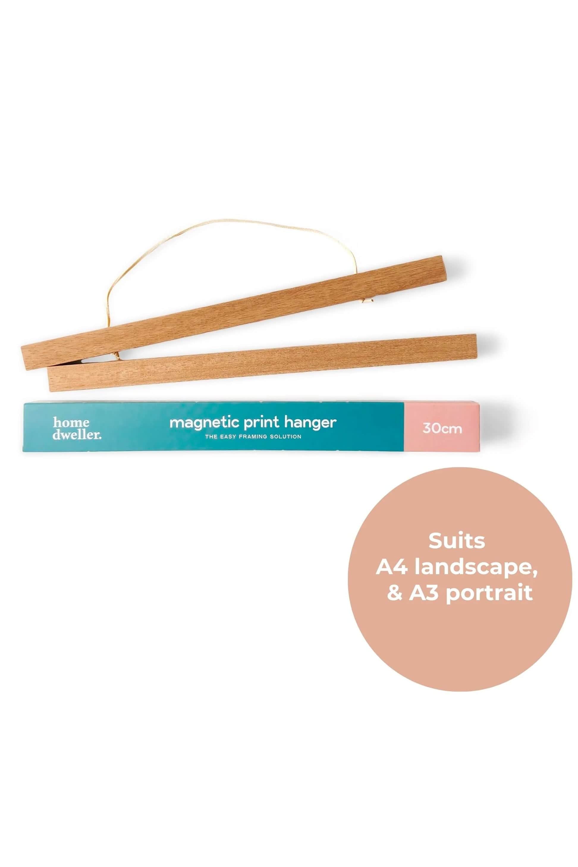 30cm Magnetic Print Hanger for A4 & A3 Prints