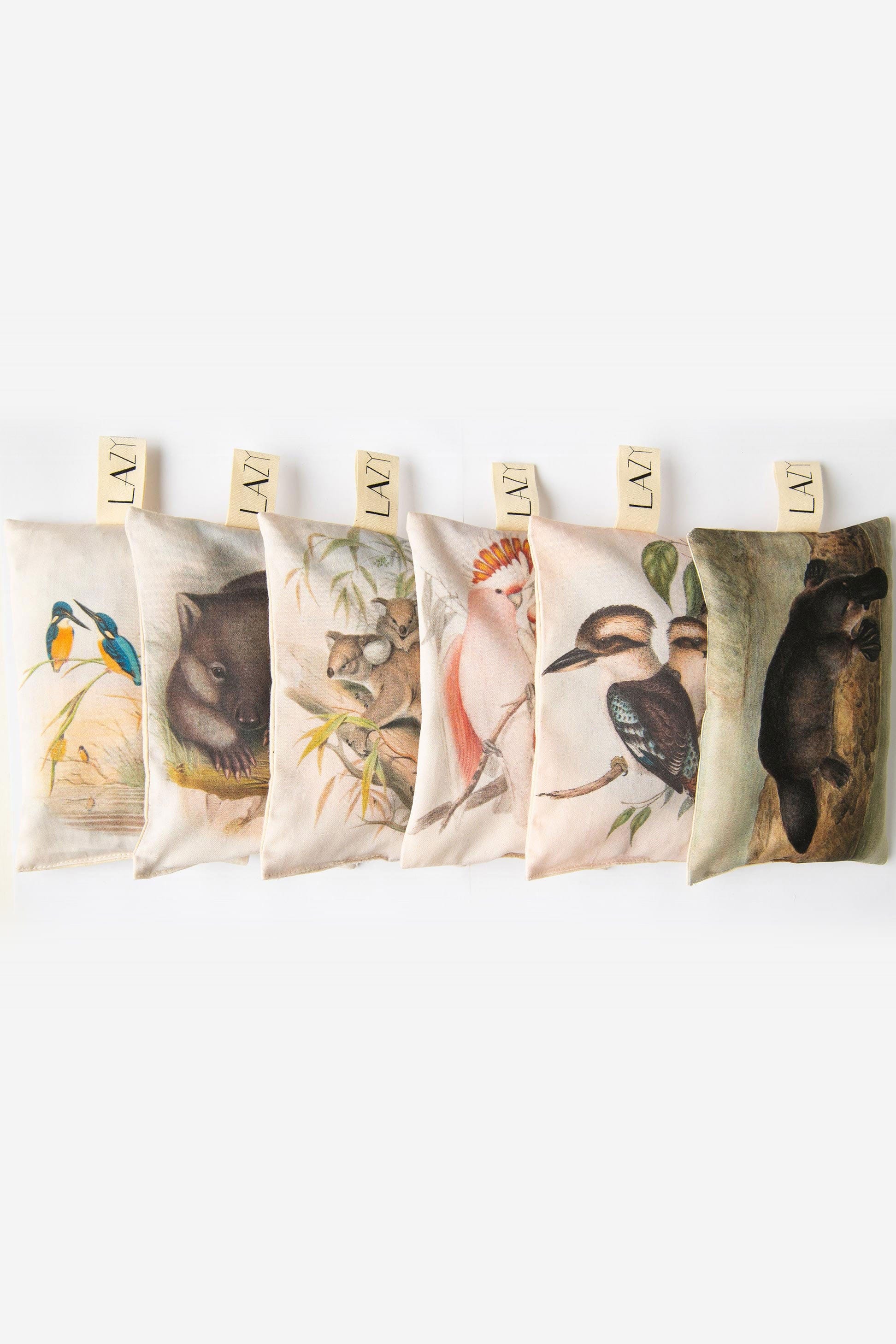 Scented sachets featuring Australian animals