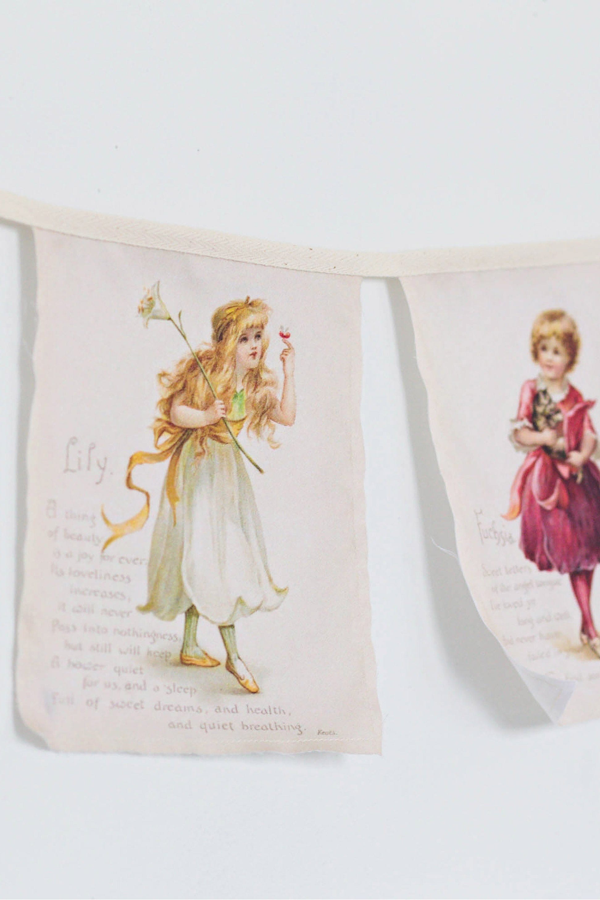 Lily banner illustration